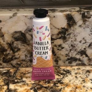 Bath and Body Works Vanilla Butter Cream Hand Cream Mini Travel Size